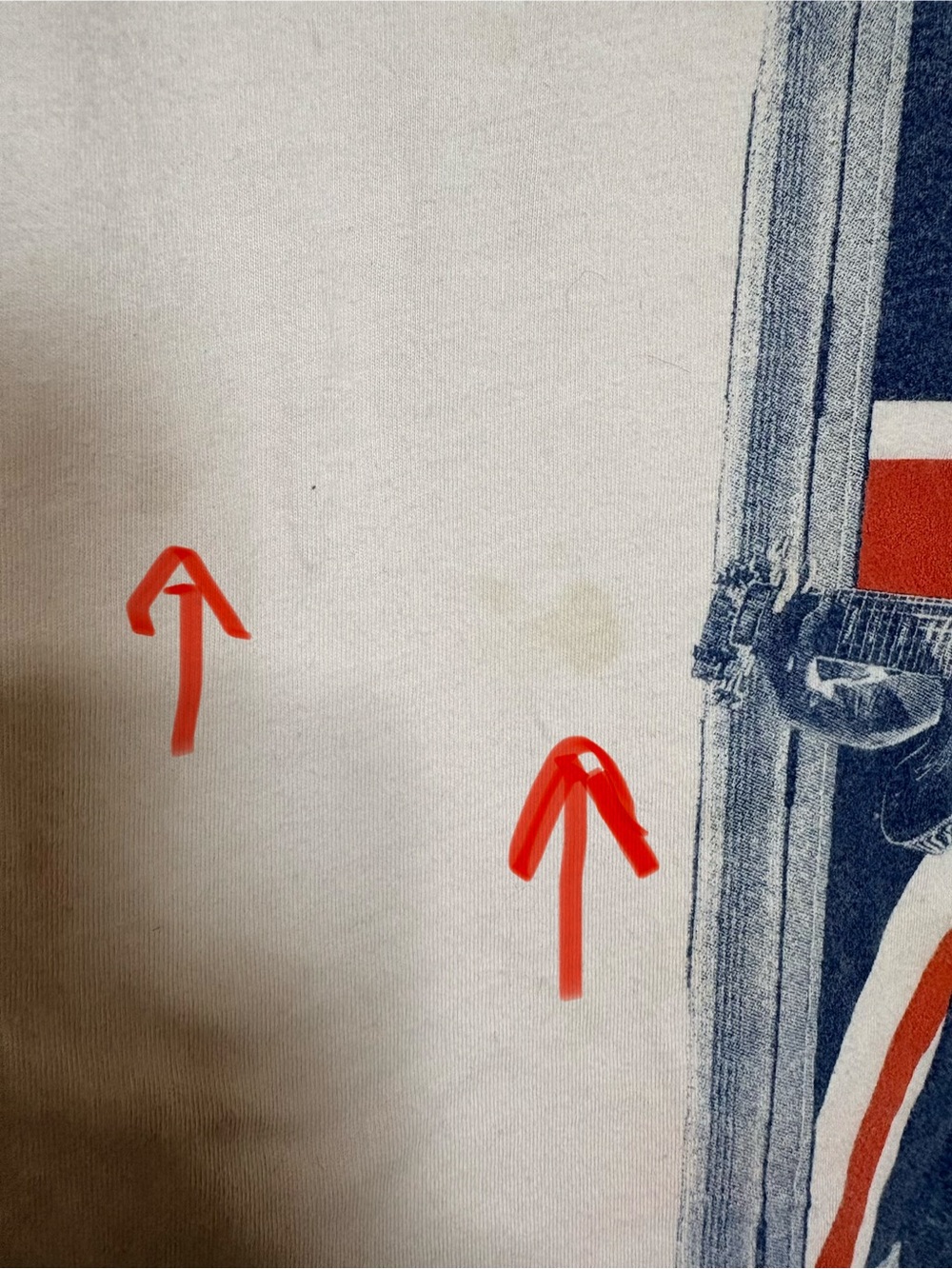 Paul McCartney Ivory Crew Neck Short Sleeve Cotton T-Shirt Tee Size Small - Picture 12 of 14